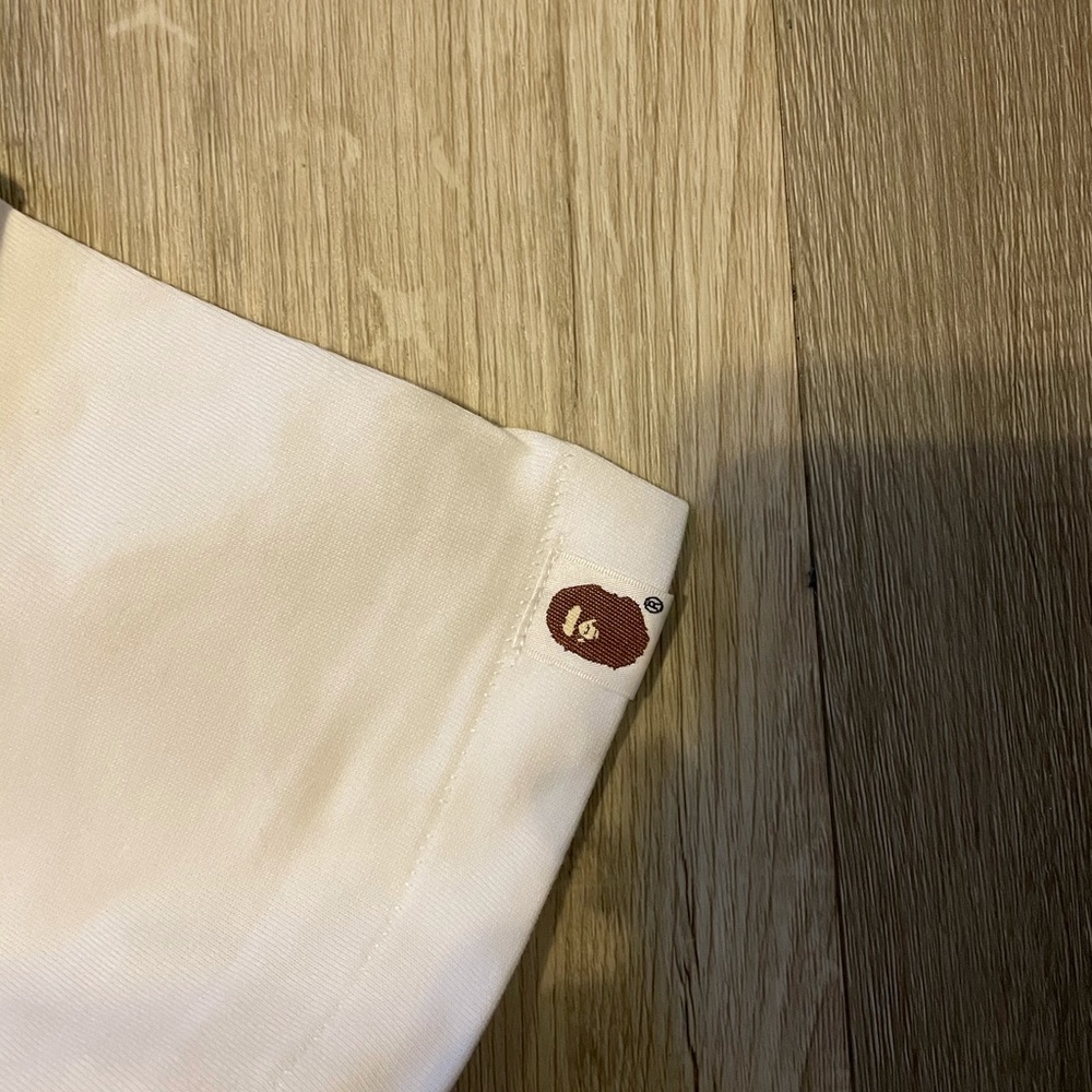 A Bathing Ape Bape White Short Sleeve Shirt - Picture 5 of 7
